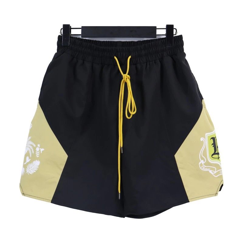 Casual Shorts with Mustard Contrast - Related Product - Cnfans