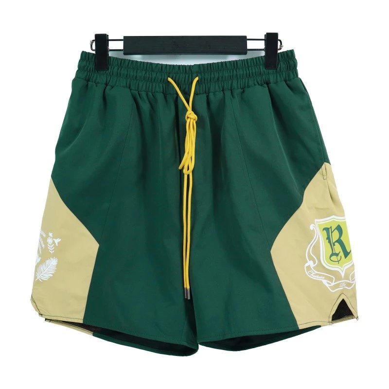 Casual Summer Shorts Emerald Green - Rhude - Cnfans - $23.55