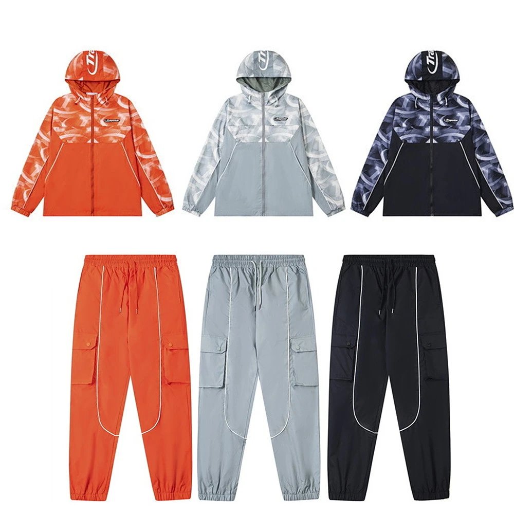 Tra Pattern Streetwear Set Multicolor - High Quality Product Image - Cnfans