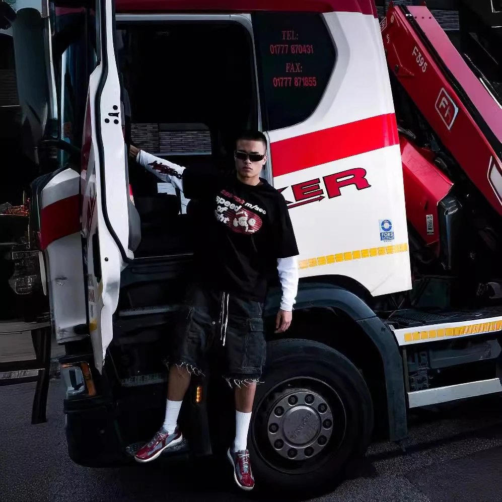 Broken Planet Black White T-Shirt - Gallery Image 4 - Detailed View