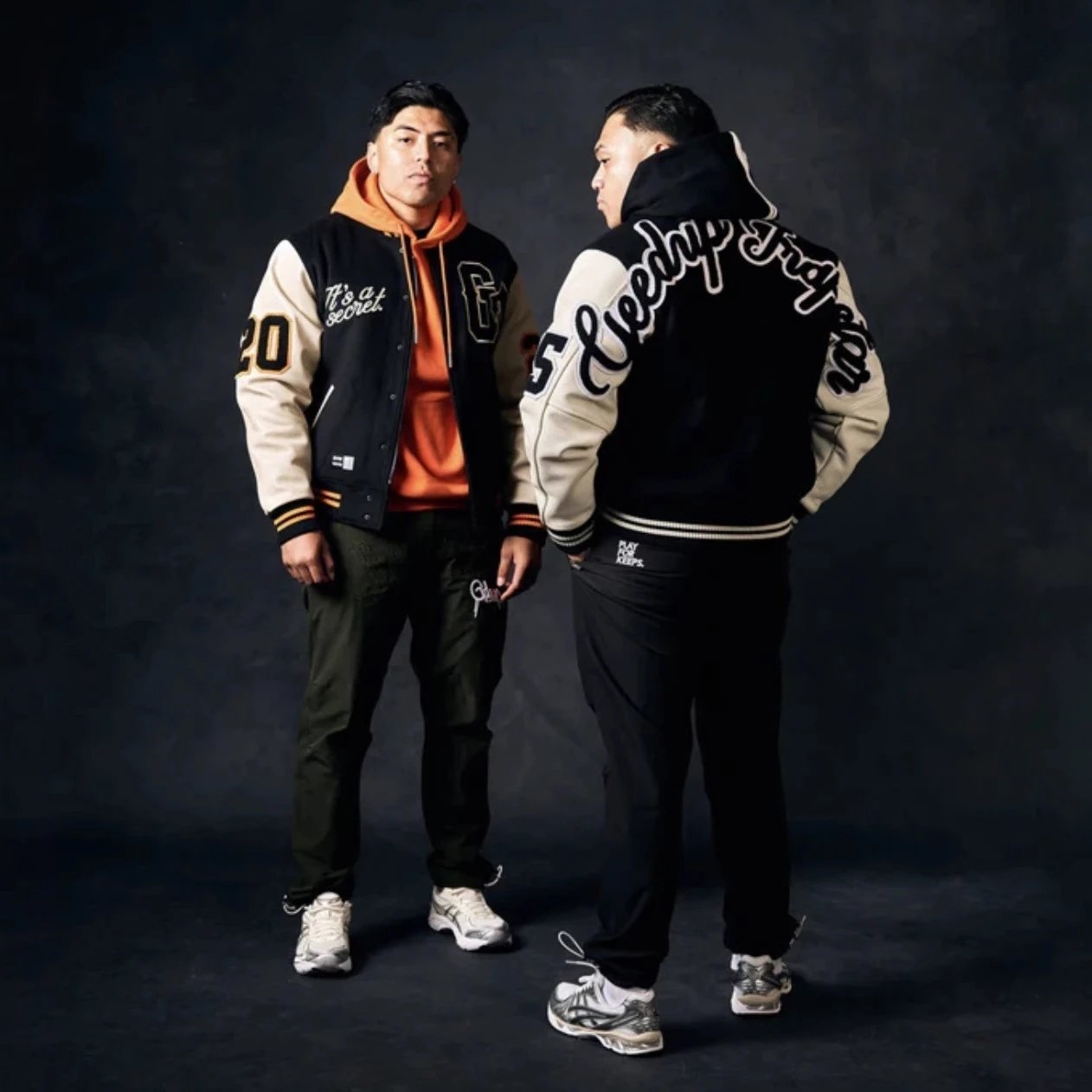 Tra Alphabet Embroidered Varsity Jacket Multi - Gallery Image 5 - Detailed View