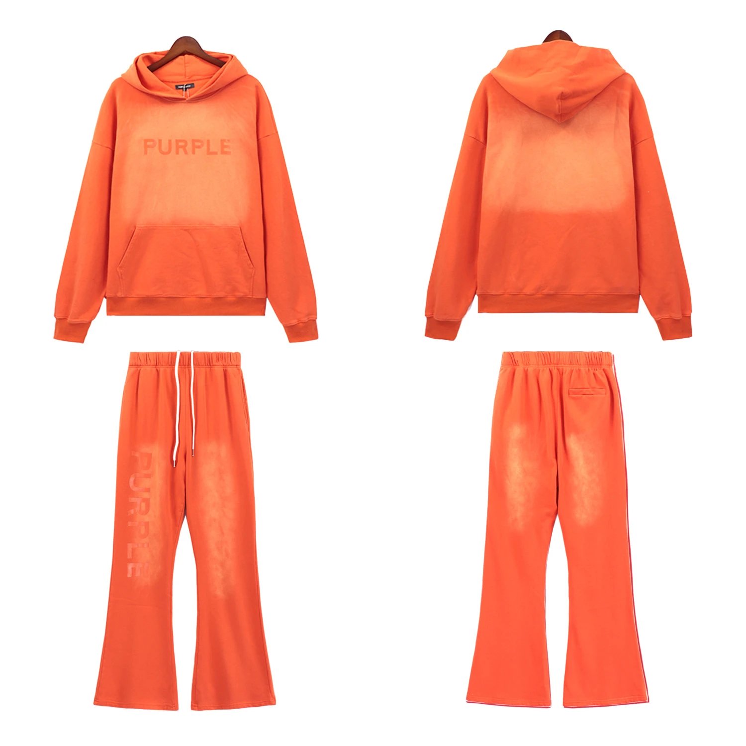 High Street Tie-Dye Set Charcoal - Gallery Image 4 - Detailed View