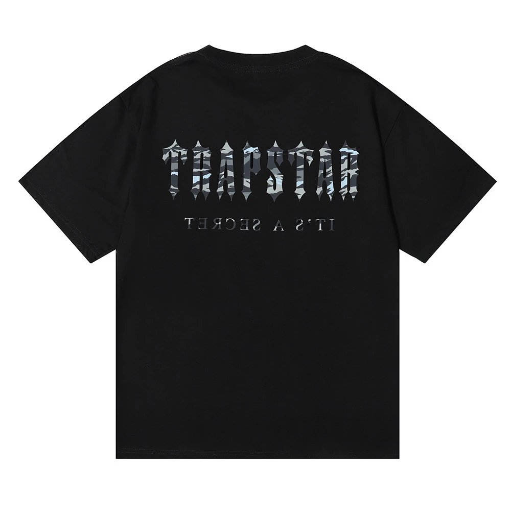 Trapstar Camouflage Print T-shirt - Gallery Image 2 - Detailed View
