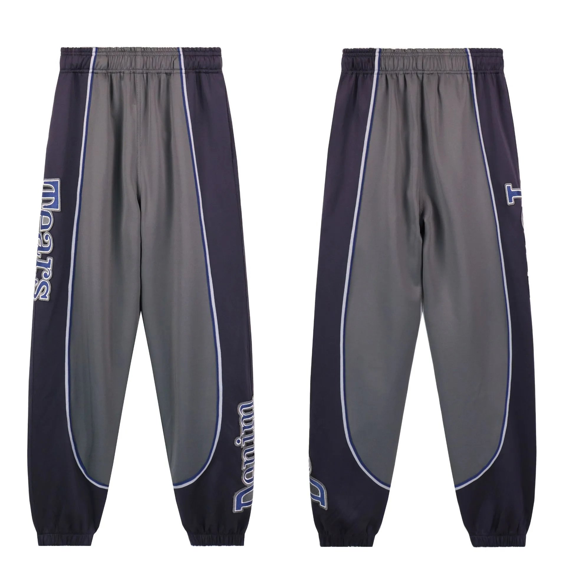 Casual Patchwork Pants Charcoal - Related Product - Cnfans