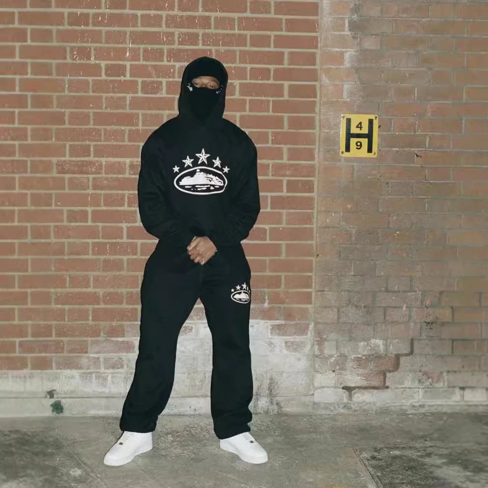 Unisex Star Print Tracksuit Multi - Gallery Image 2 - Detailed View