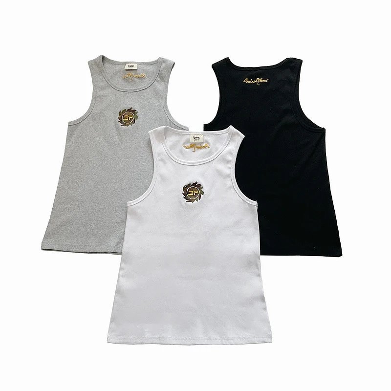BP Embroidered Ribbed Knit Tank Top Multi - Gallery Image 5 - Detailed View