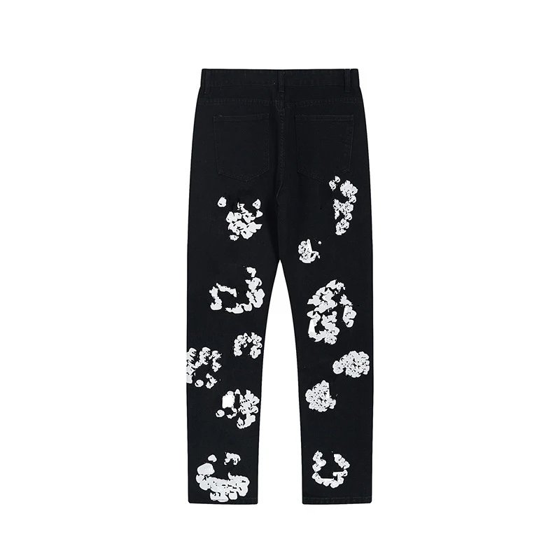 High-Street Denim Pants Indigo - Gallery Image 3 - Detailed View