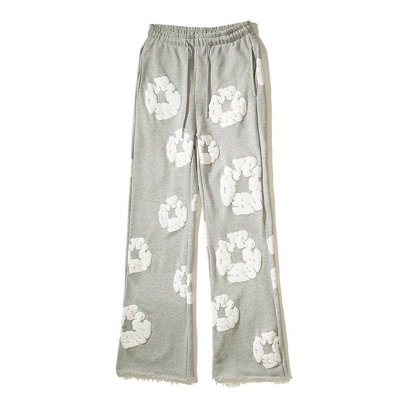 Vintage Flare Sweatpants, Charcoal Gray - ADWYSD - Cnfans - $28.71
