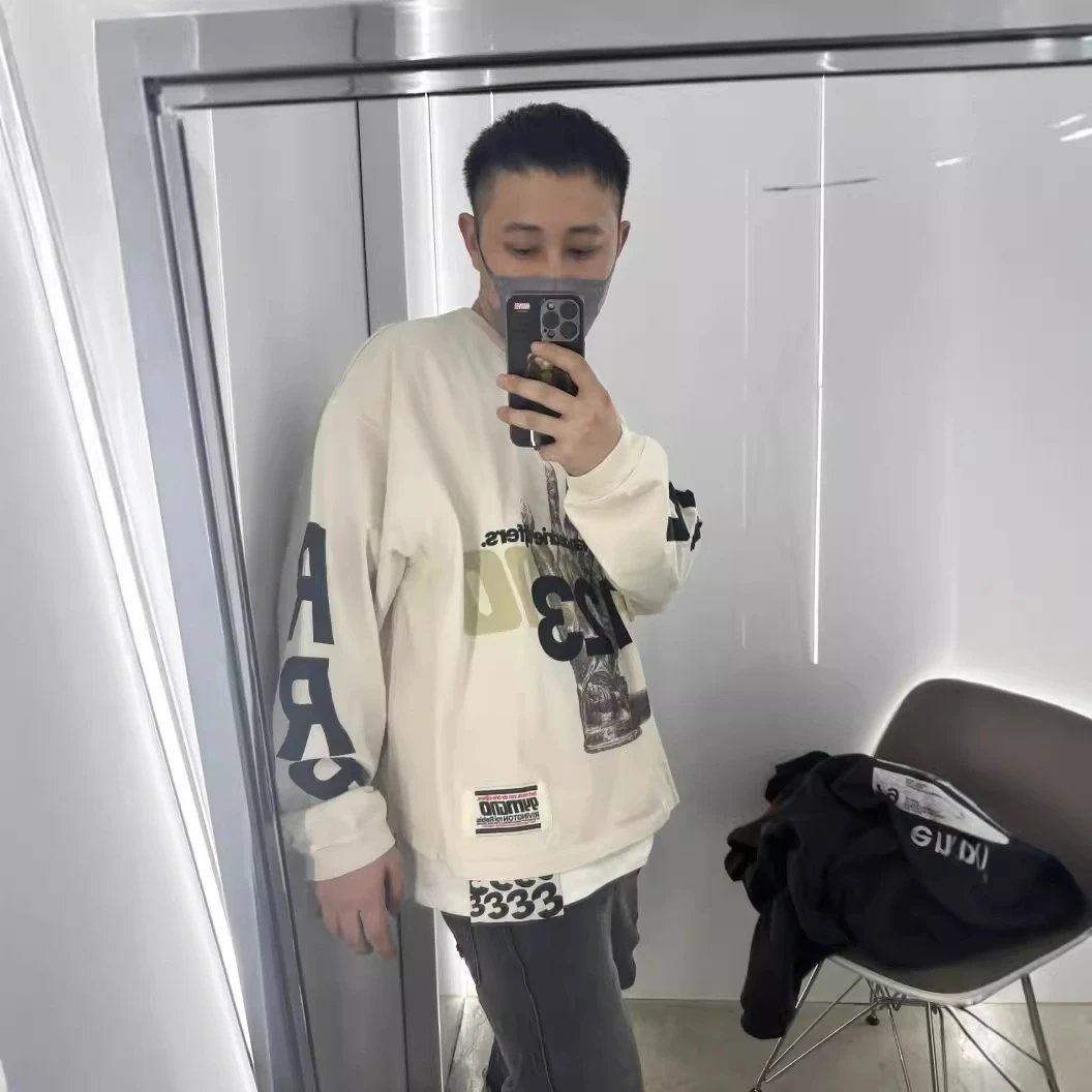 Vintage Graffiti Tee Ecru - Gallery Image 4 - Detailed View