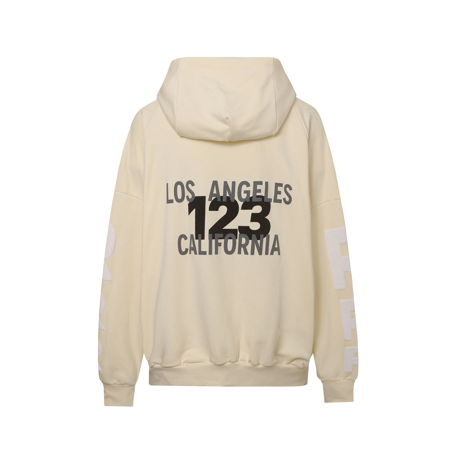 High-Street Hoodie Ivory - Gallery Image 4 - Detailed View