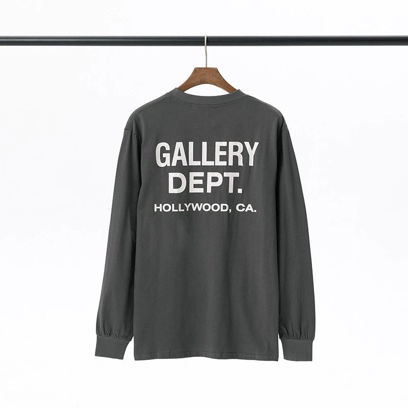 Unisex Crewneck Tee Slate - Gallery Dept - Cnfans - $26.77