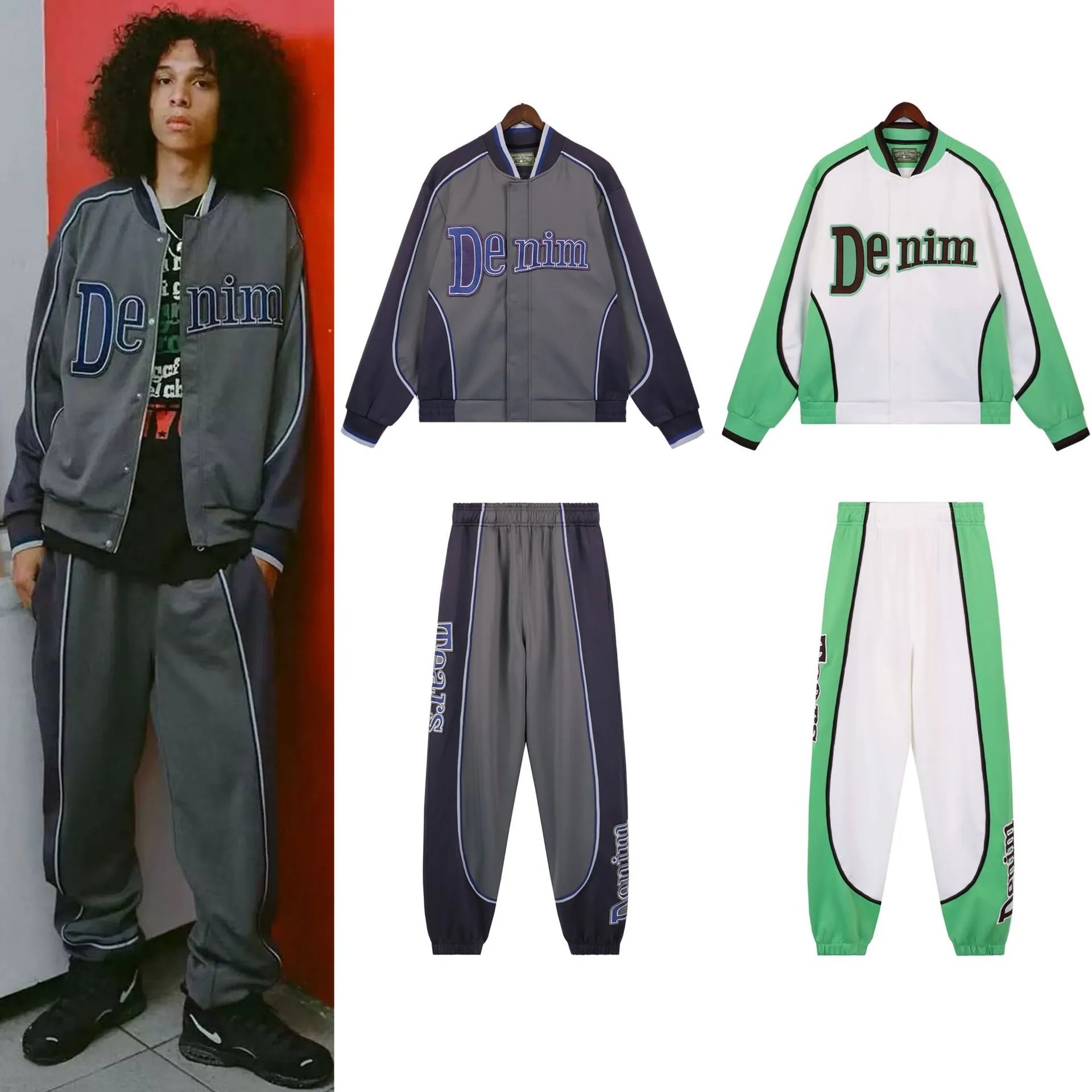 Urban Track Jacket Set Mint - Gallery Image 2 - Detailed View