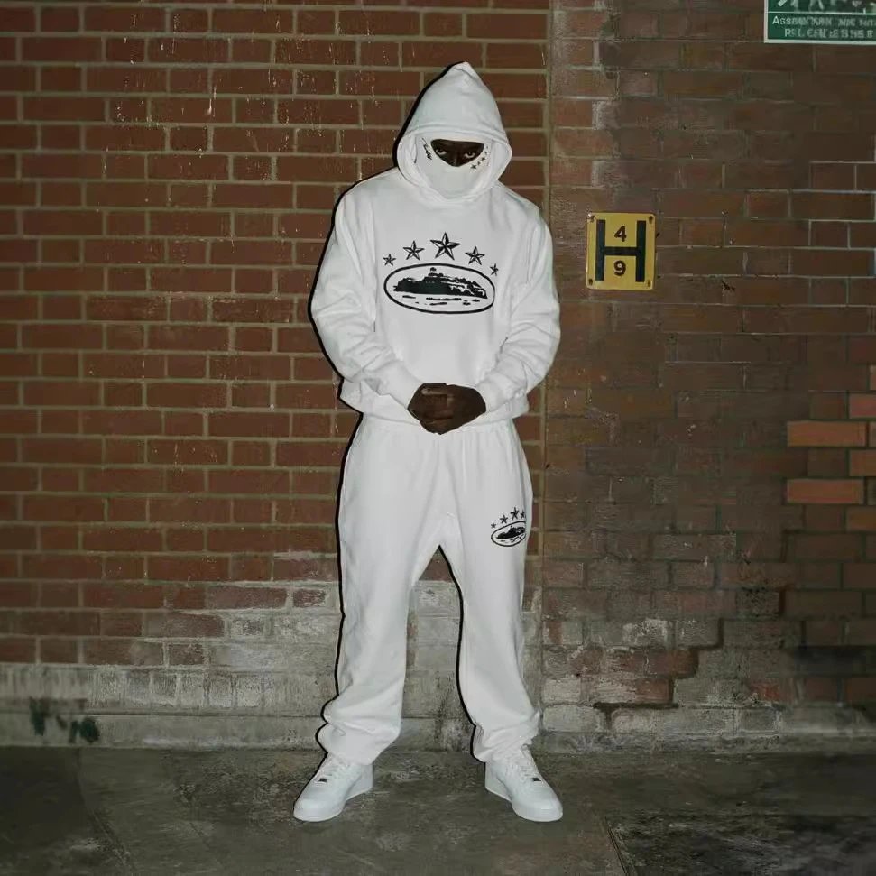 Unisex Star Print Tracksuit Multi - Gallery Image 4 - Detailed View