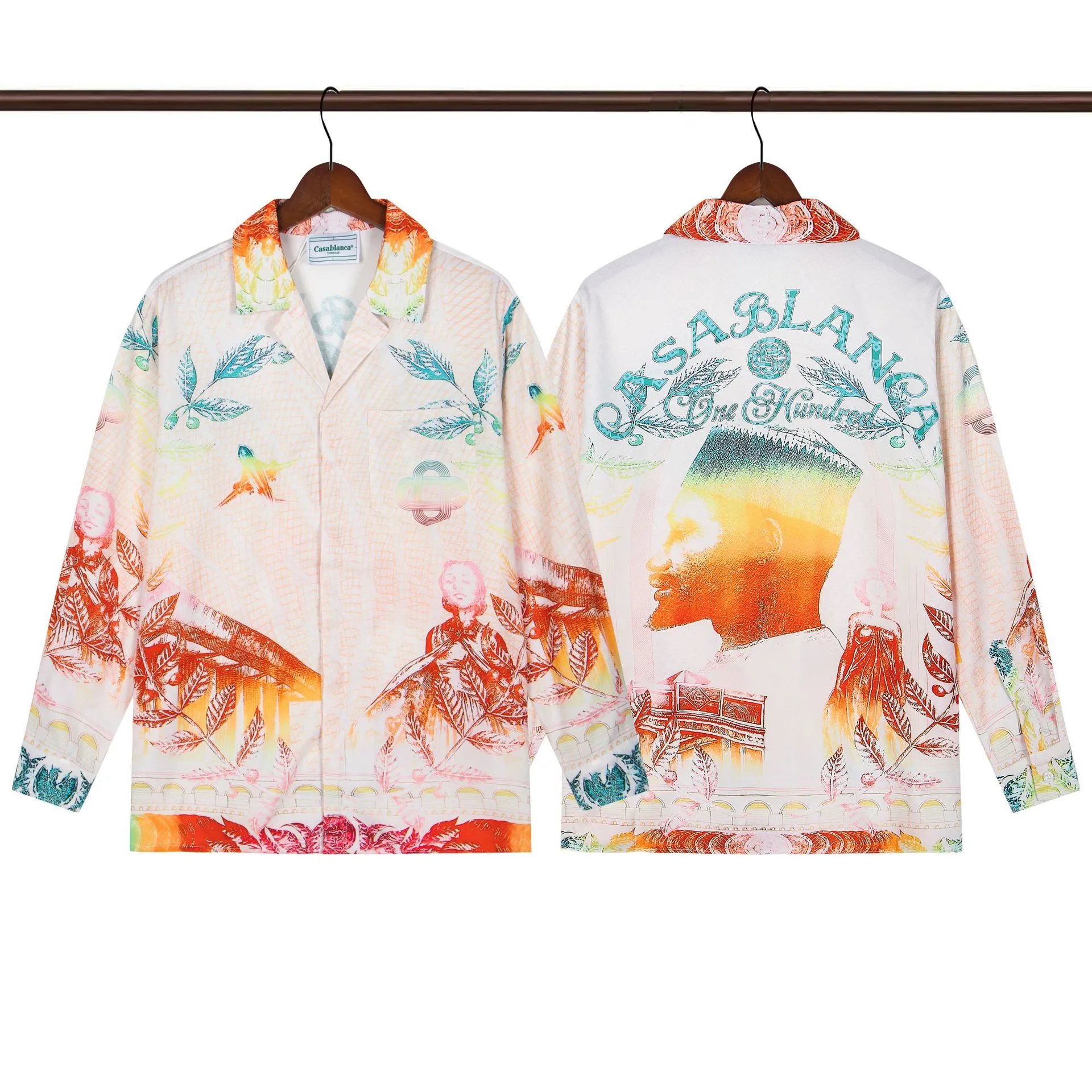 Geometric Print Shirt in Cerulean - casa - Cnfans - $26.13