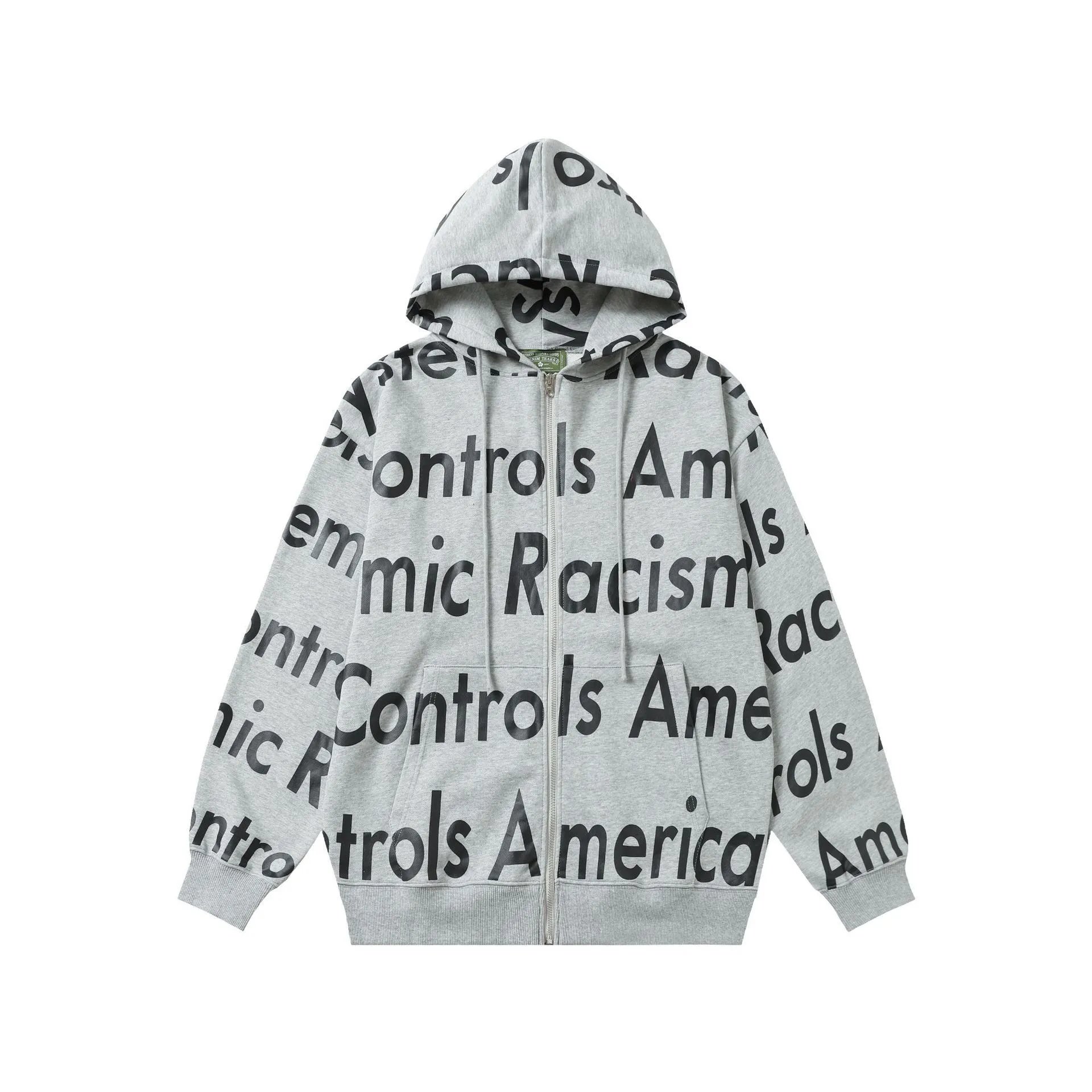 High Street Cotton Hoodie Obsidian - Gallery Image 5 - Detailed View