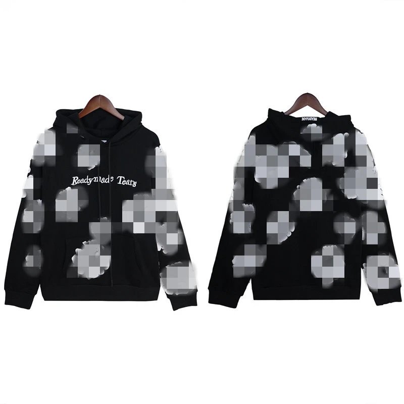 Streetwear Cotton Hoodie Onyx - Gallery Image 2 - Detailed View