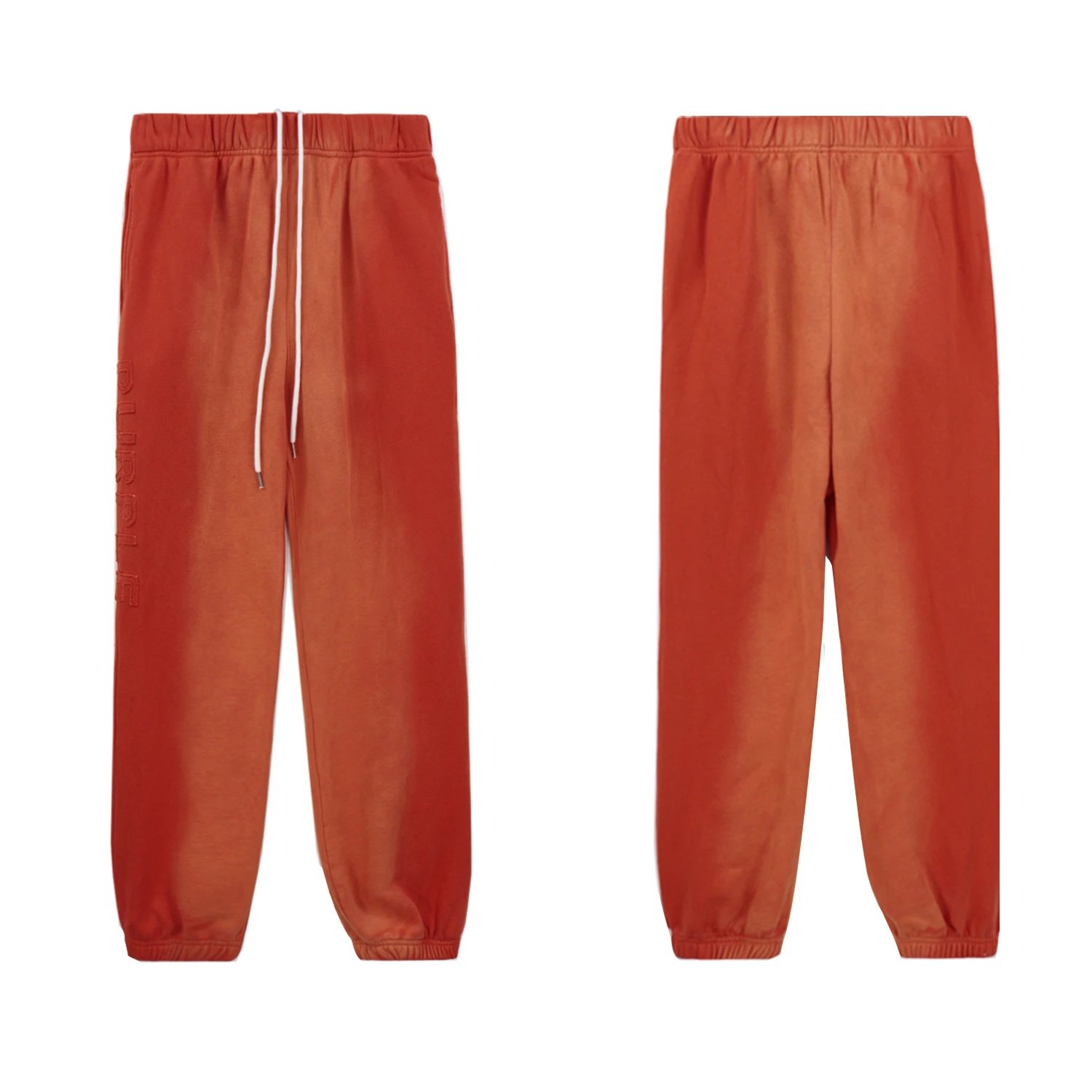 Streetwear Cotton Jogger Pants Burnt Orange - Purple Brand - Cnfans - $37.42
