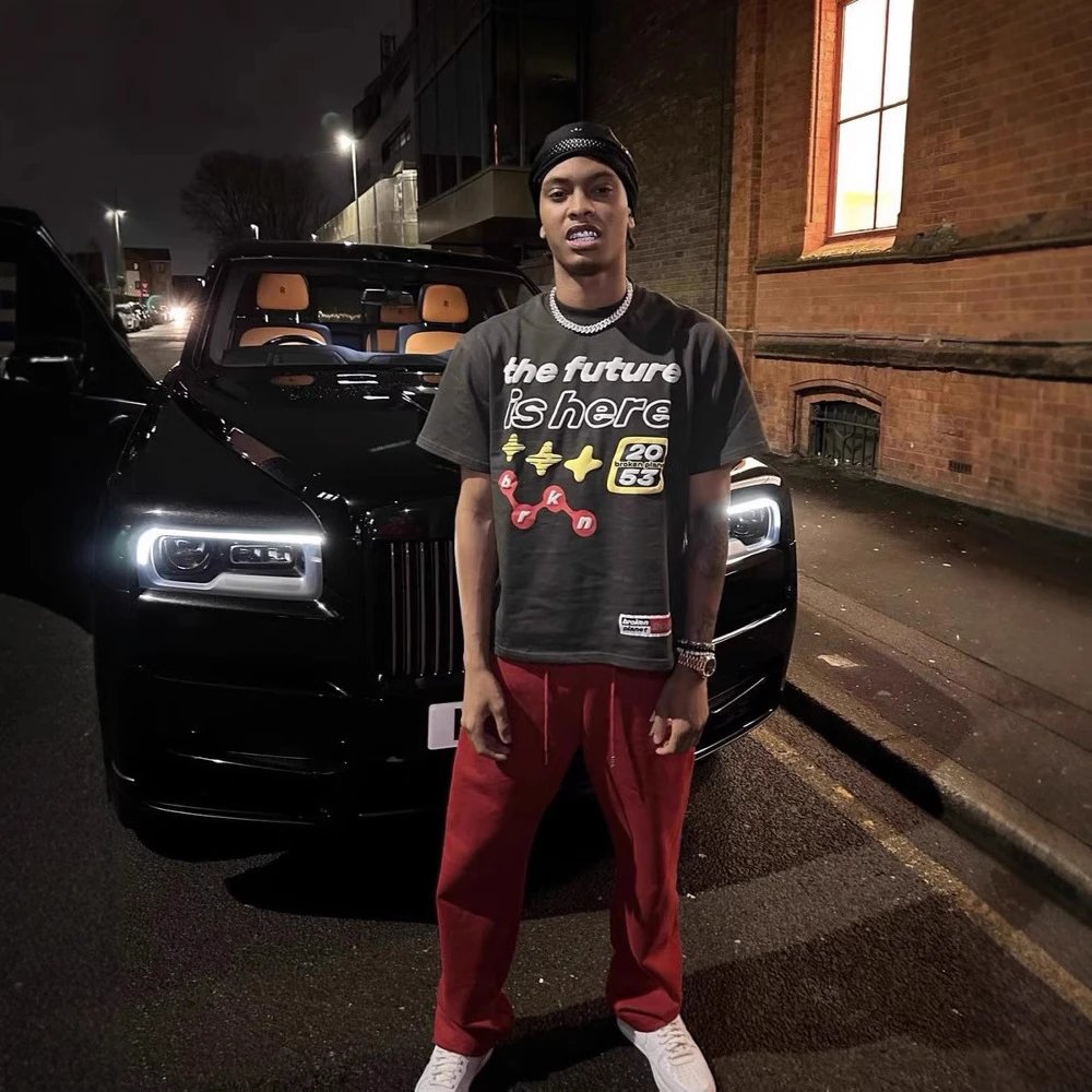 Broken Planet Printed T-Shirt Multi - Gallery Image 3 - Detailed View