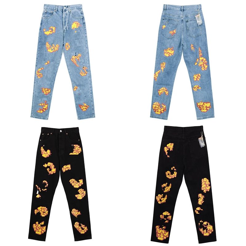 High Street Denim Pants Marigold - DenimTears - Cnfans - $36.13