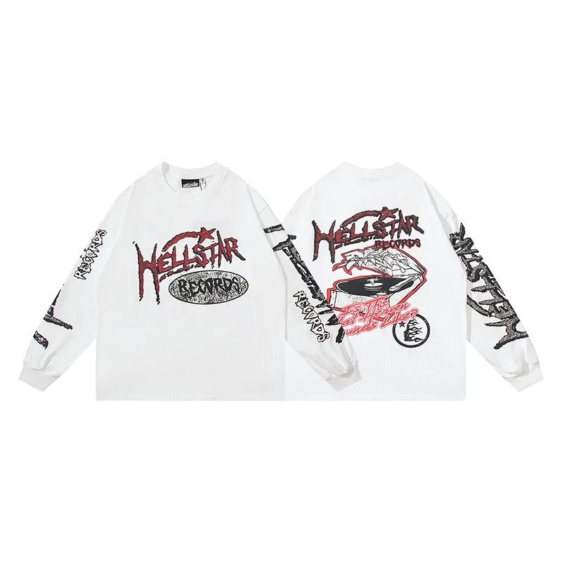 Long Sleeve Graphic Tee Snow White - Related Product - Cnfans