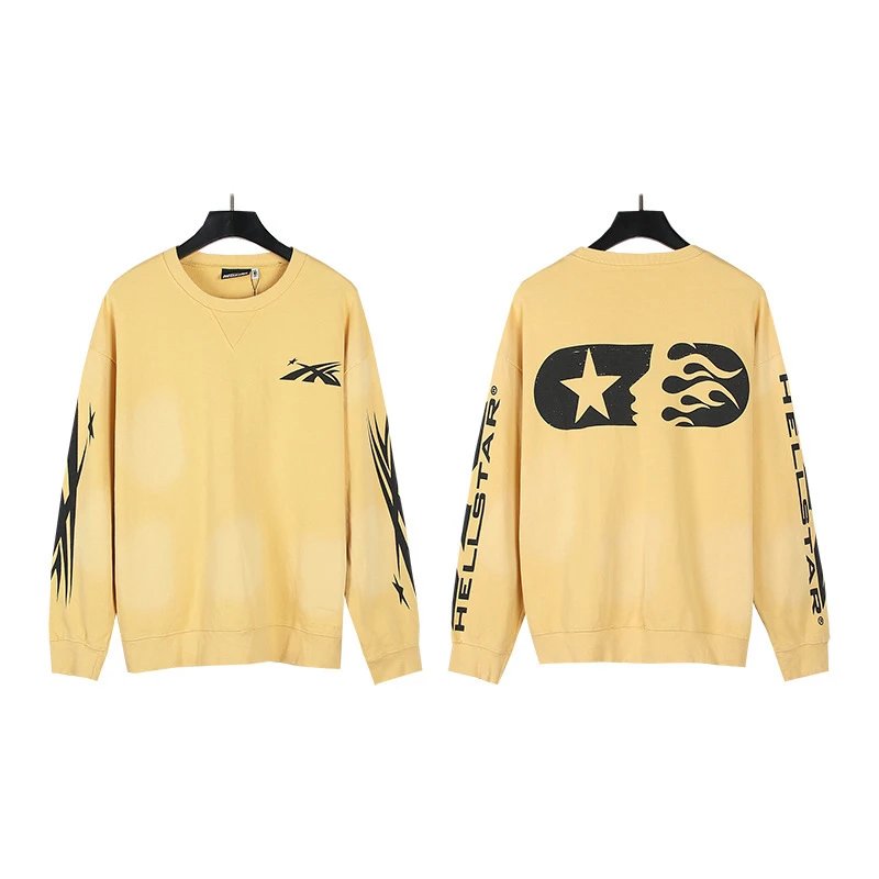 High Street Long Sleeve Tee Buttercup - Hellstar - Cnfans - $37.42