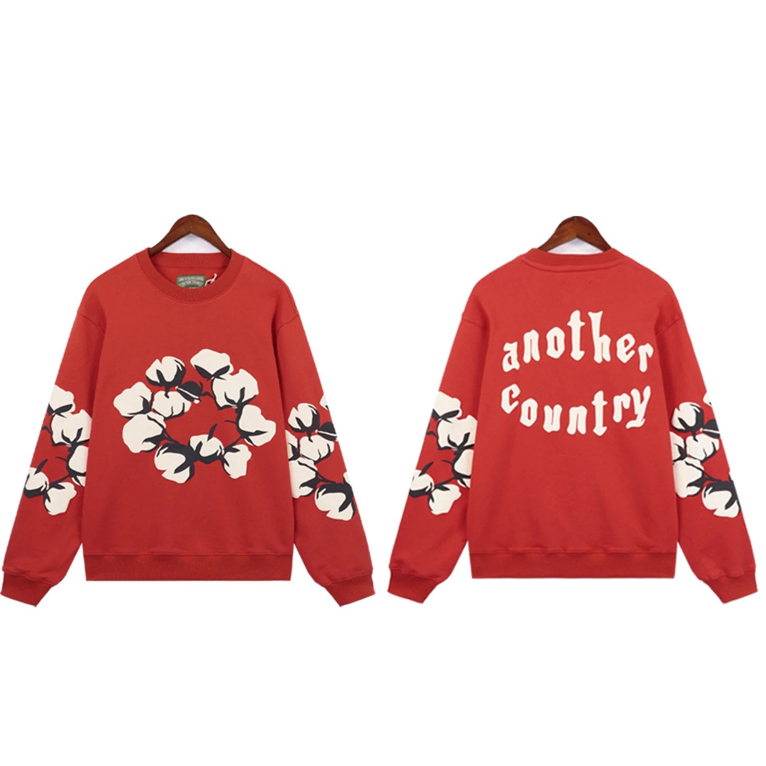 High-Street Cotton Sweatshirt Celestial - DenimTears - Cnfans - $30.32