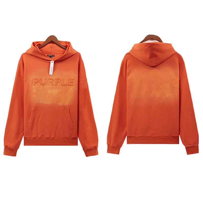 Vintage Washed Hoodie Sweatpants Set Burnt Orange - Related Product - Cnfans