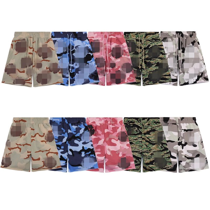 Camouflage Hoodie Jogger Set in Taupe - Gallery Image 4 - Detailed View