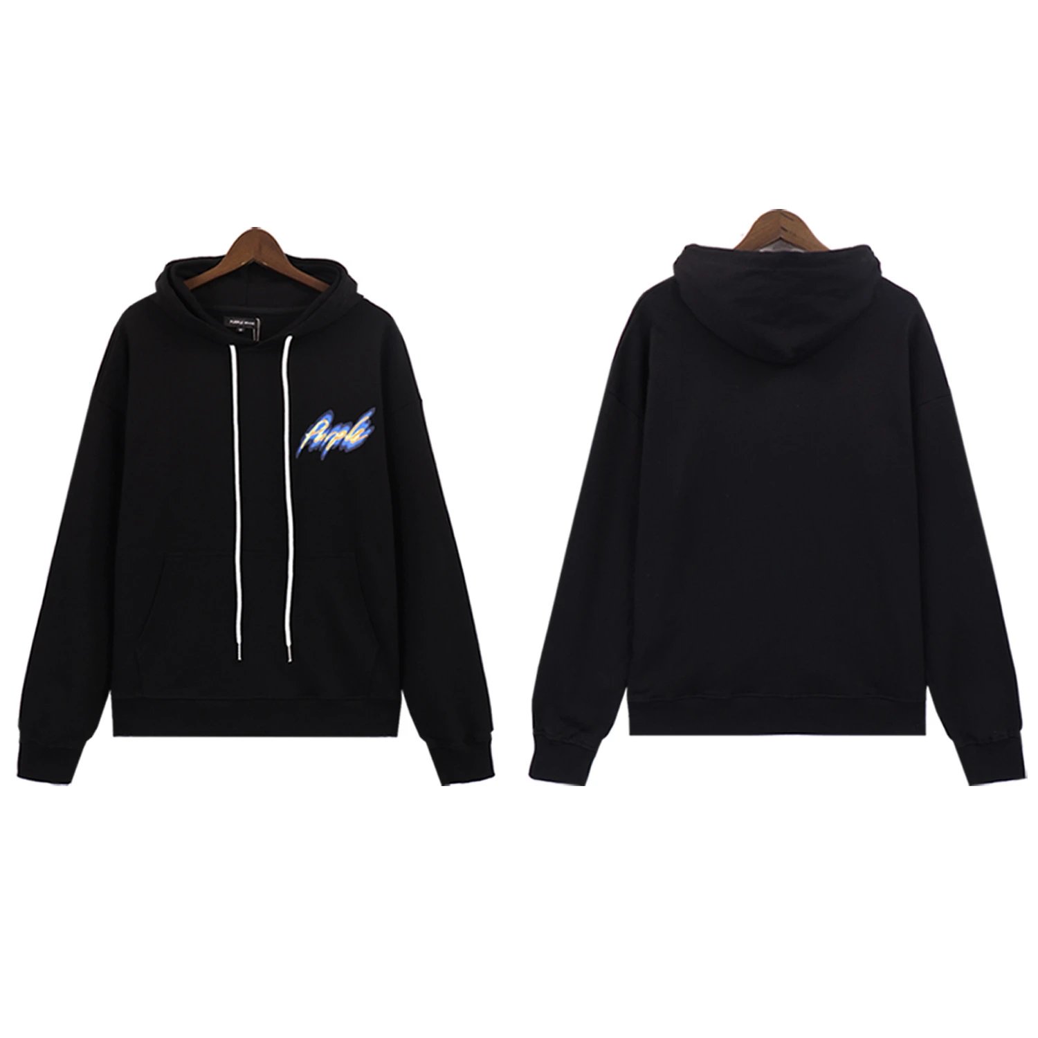 Graphic Hoodie Sweatshirt Set Obsidian - Purple Brand - Cnfans - $36.77