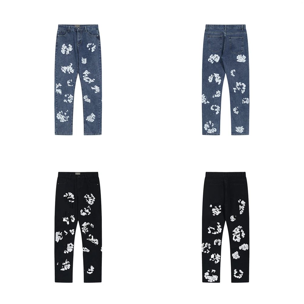 High-Street Denim Pants Indigo - Gallery Image 5 - Detailed View