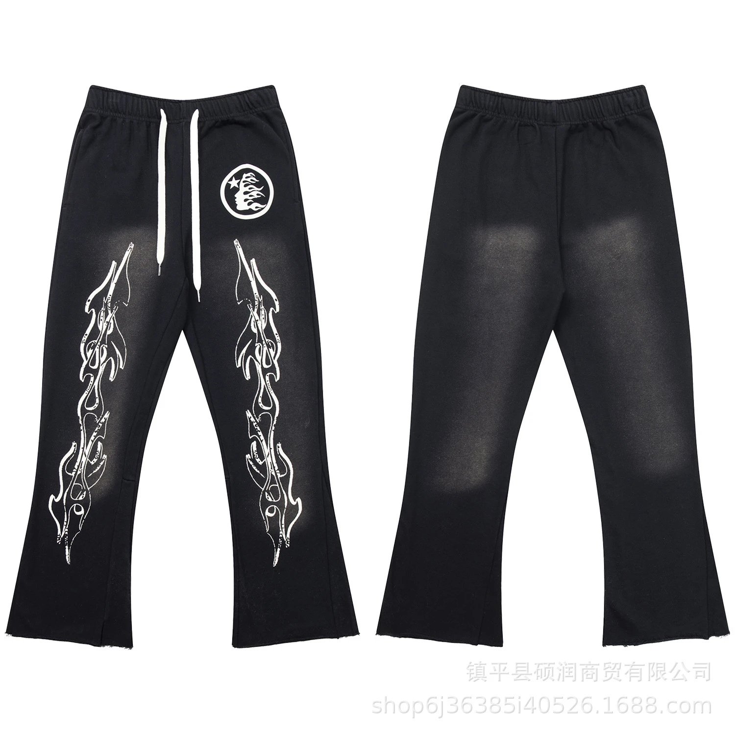 Streetwear Graphic Hoodie Set Onyx Black - Related Product - Cnfans