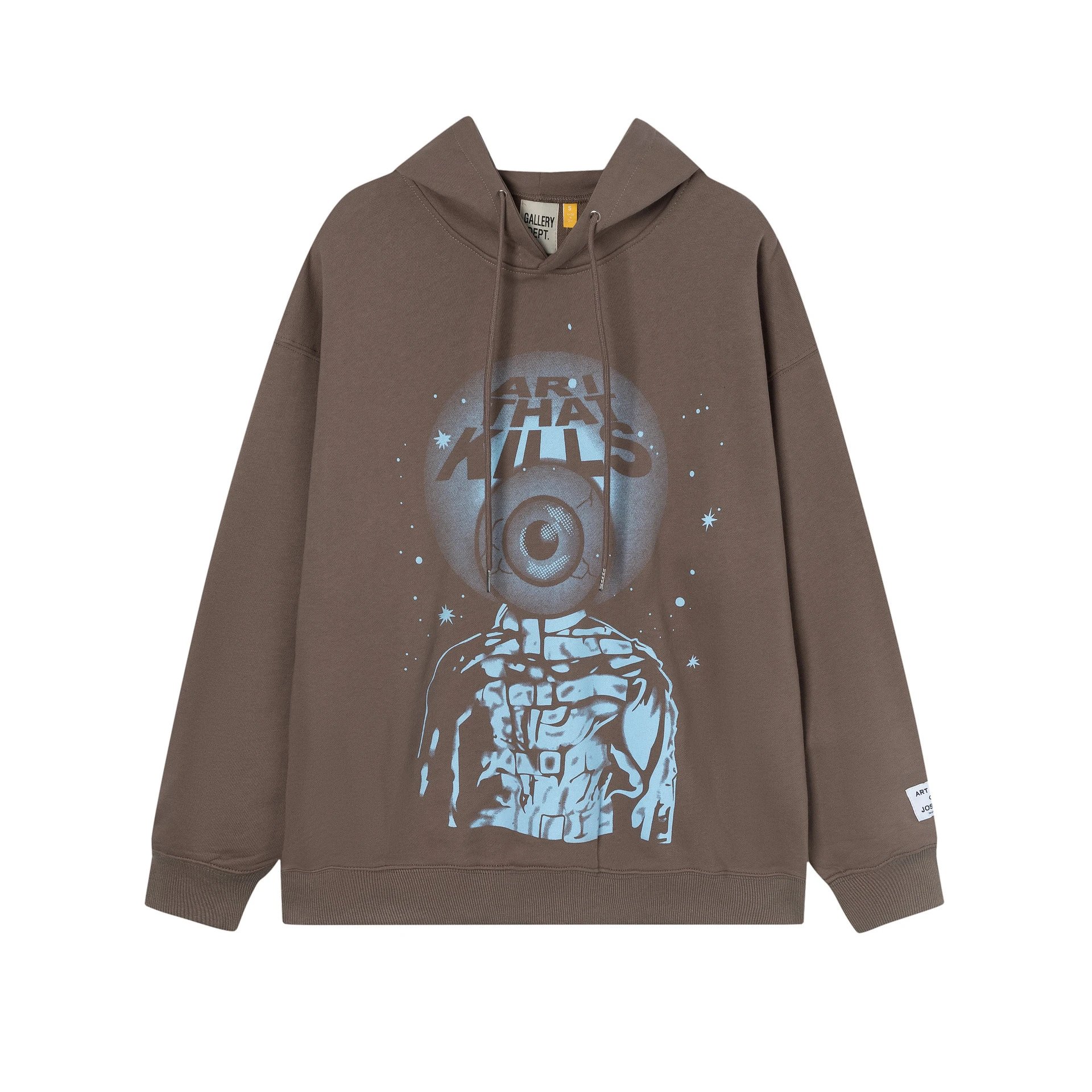High-Street Unisex Hoodie Taupe - Gallery Dept - Cnfans - $31.94