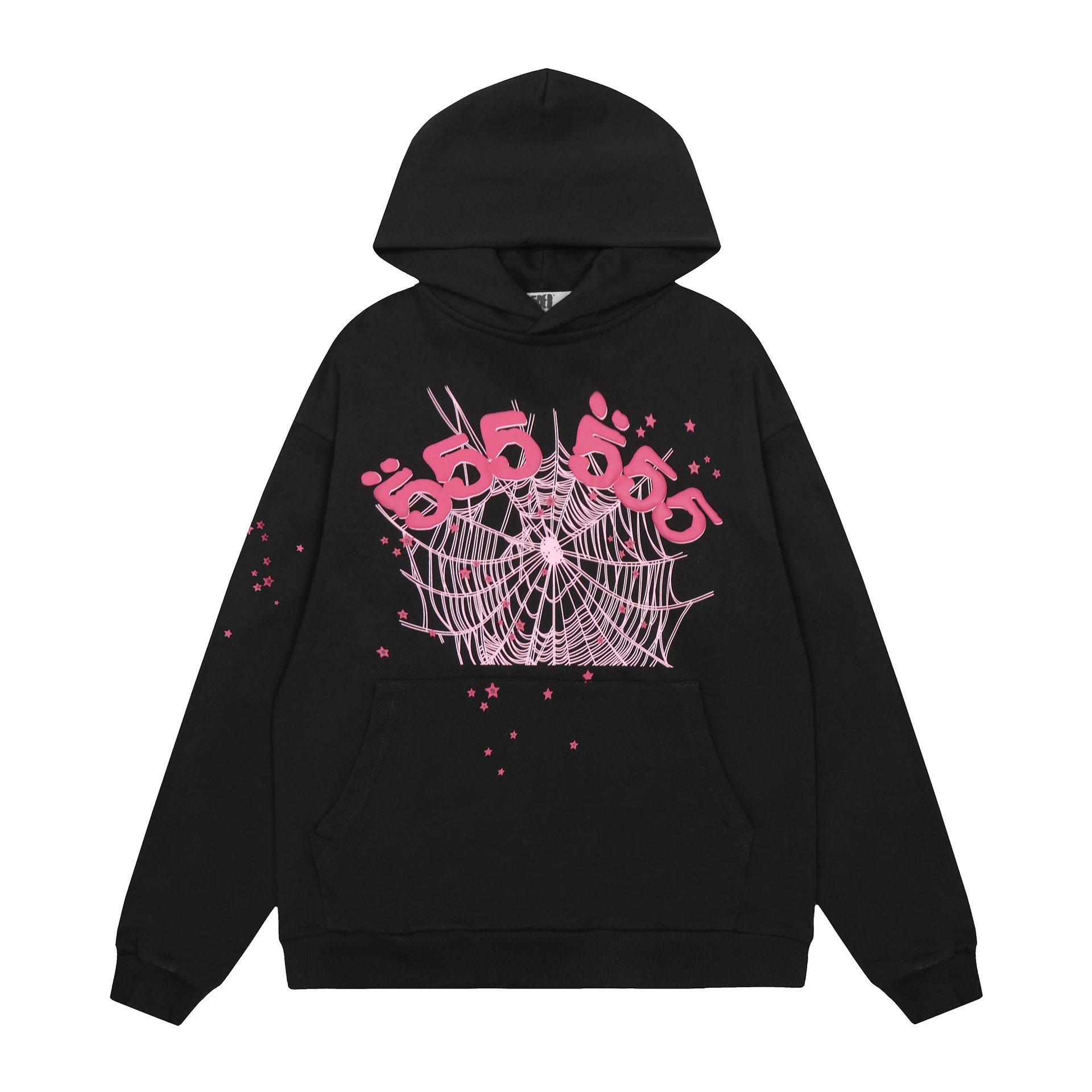 Graphic Hoodie Set Midnight Black - Sp5der - Cnfans - $34.84