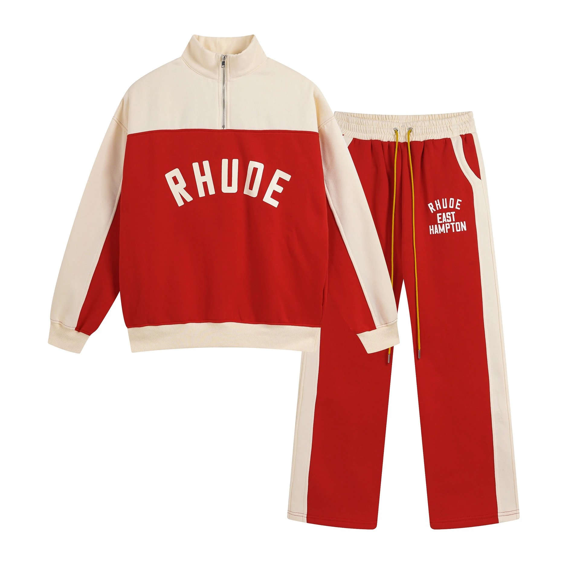 Rhude Zip-Up Tracksuit Multicolor - Gallery Image 5 - Detailed View
