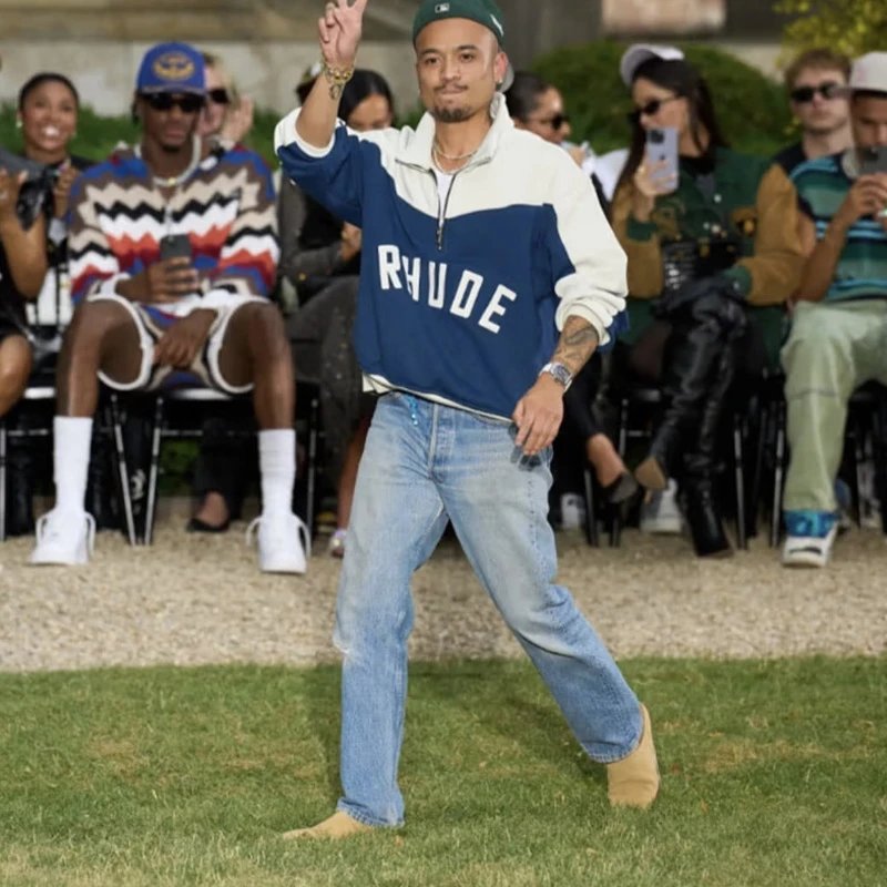 Rhude Half-Zip Tracksuit Multicolor - Gallery Image 3 - Detailed View