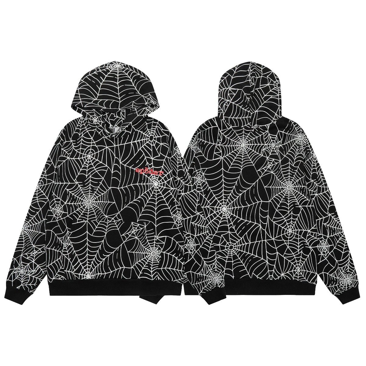 Streetwear Hoodie Set with Exquisite Noir - Related Product - Cnfans