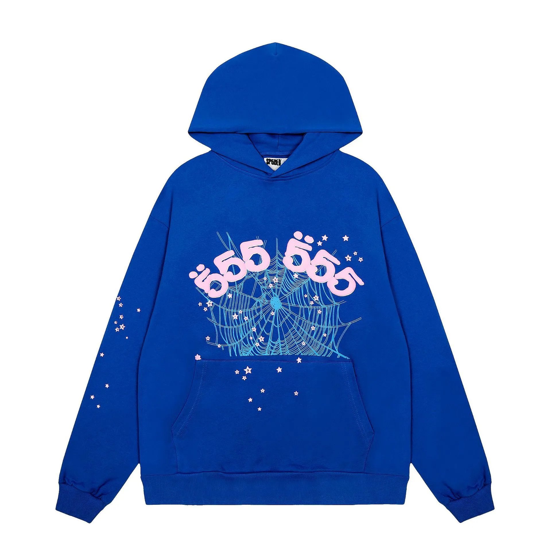 High Street Hoodie Set Azure - Sp5der - Cnfans - $34.84