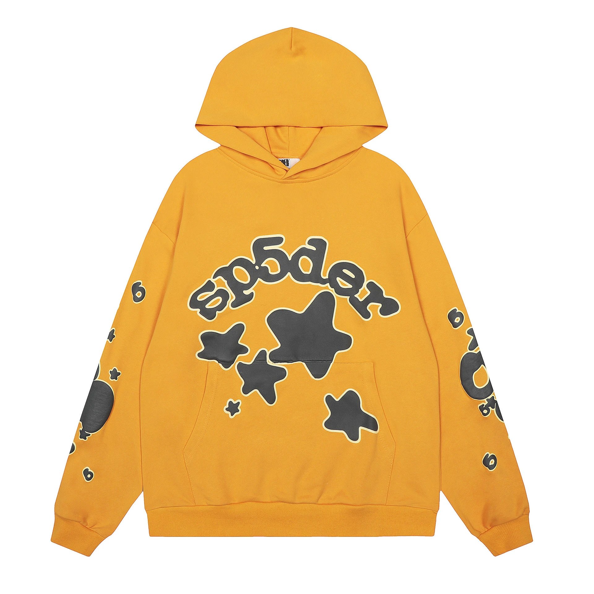 High Street Hoodie Set Saffron - Sp5der - Cnfans - $34.84