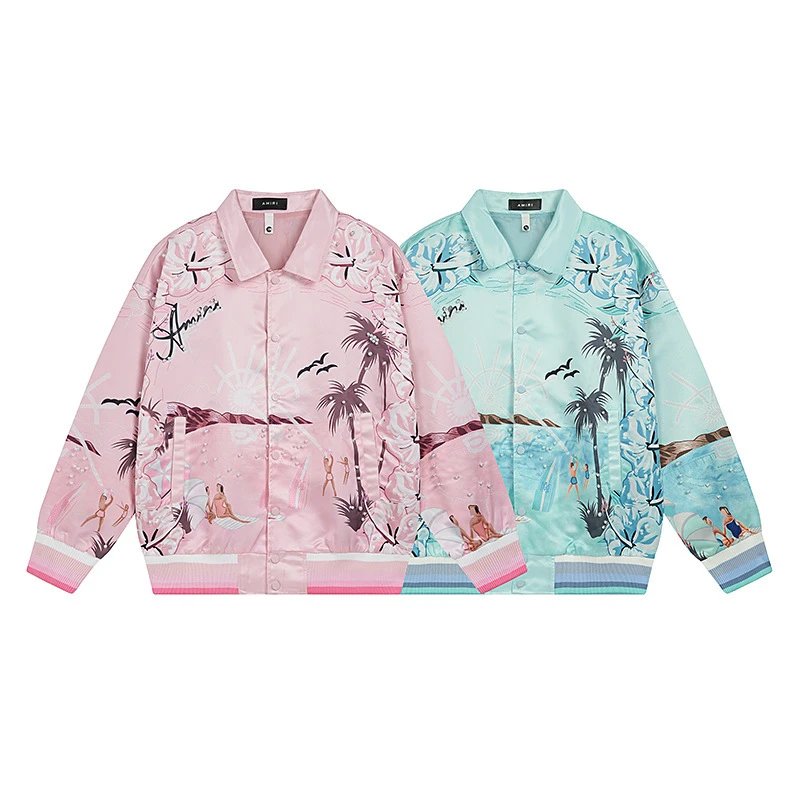 Amiri Tribal Embroidery Jacket Multicolor - Gallery Image 4 - Detailed View