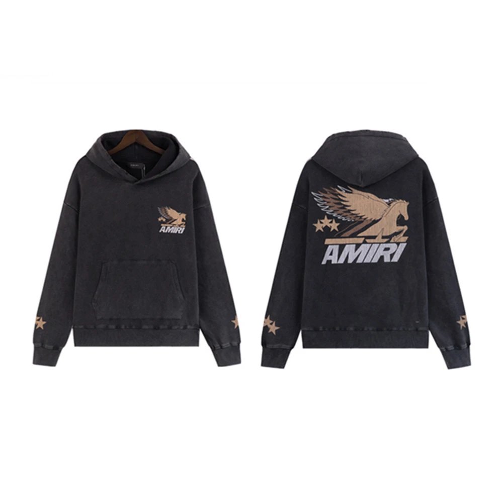 AMIRI Crackled Wing Hoodie Multicolor - Gallery Image 5 - Detailed View