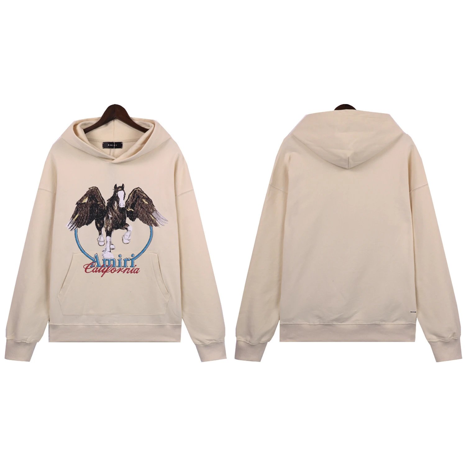 Amiri Winged Pegasus Hoodie Multicolor - Gallery Image 5 - Detailed View