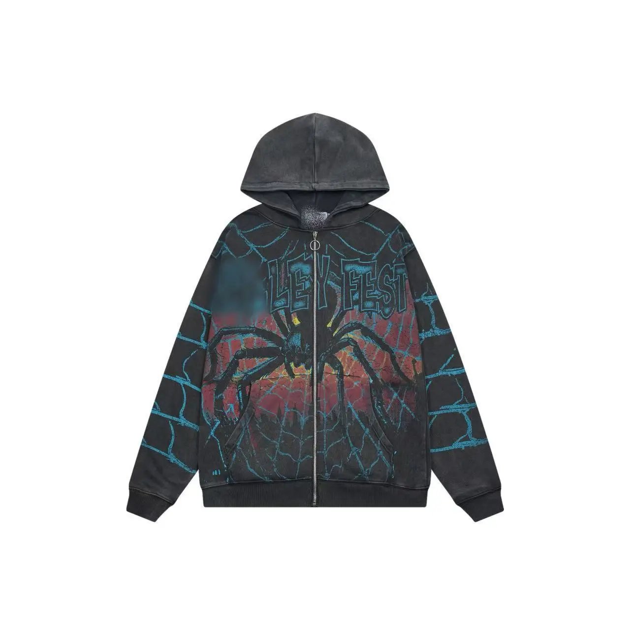 VA&LE Graphic Hoodie Multicolor - Gallery Image 5 - Detailed View