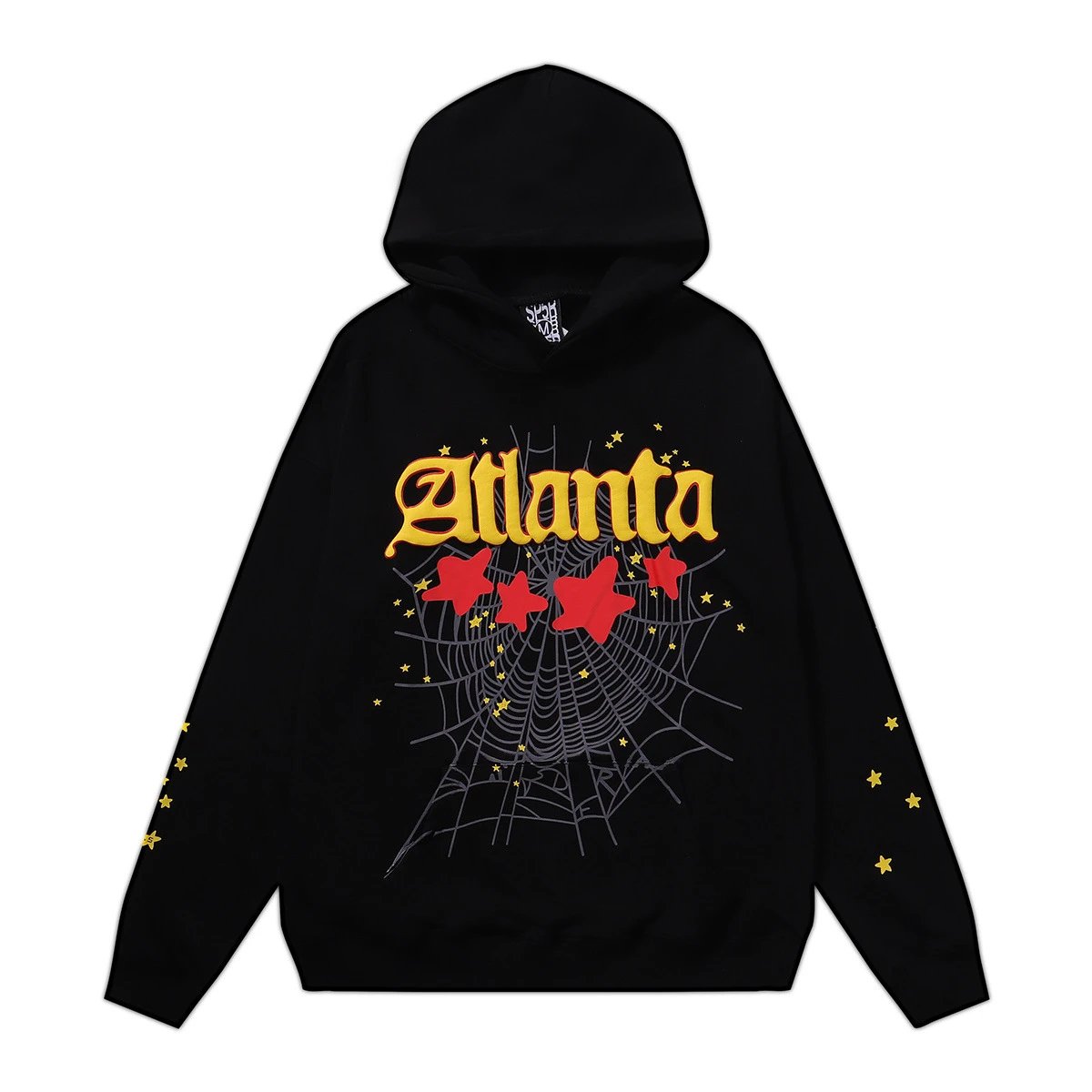 Streetwear Hoodie Set Black - Sp5der - Cnfans - $40.65