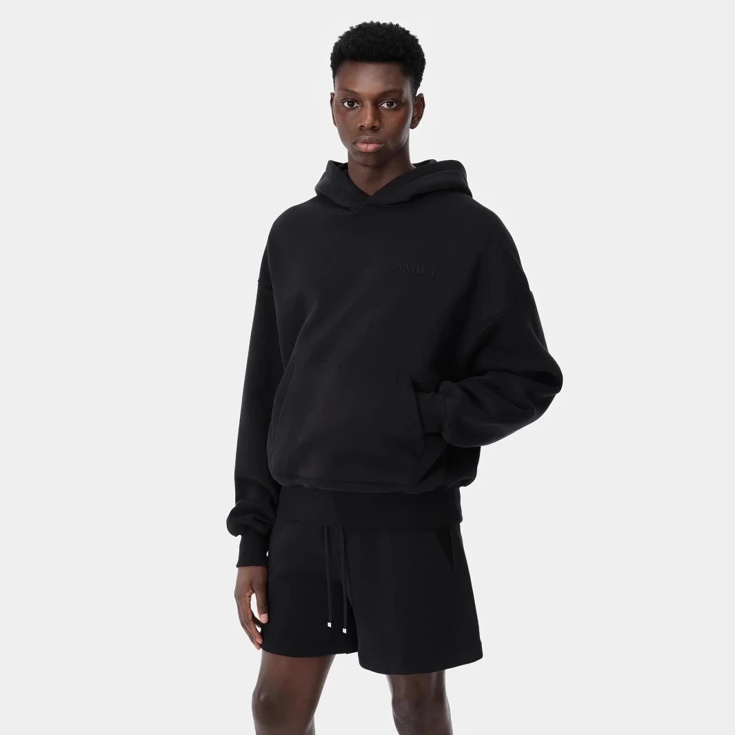 AMIRI Embroidered Hoodie Black - Gallery Image 2 - Detailed View