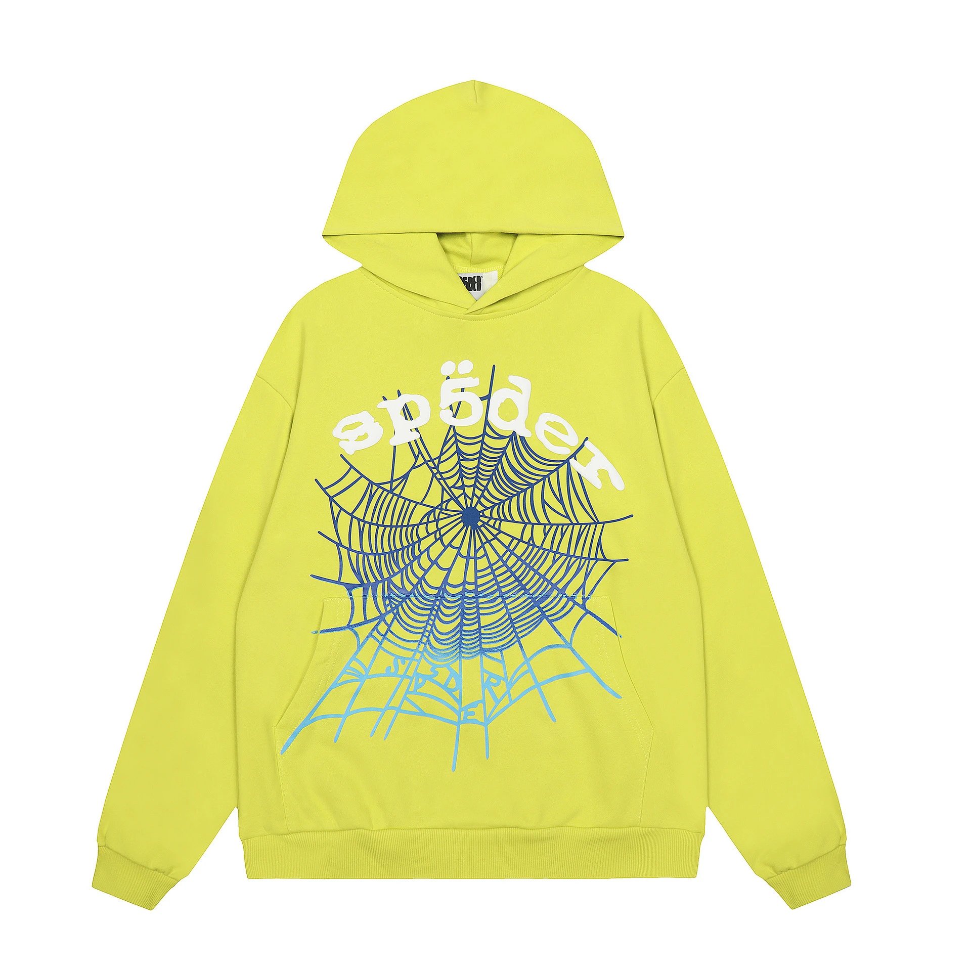 High Street Hoodie Set Neon Lime - Sp5der - Cnfans - $34.84