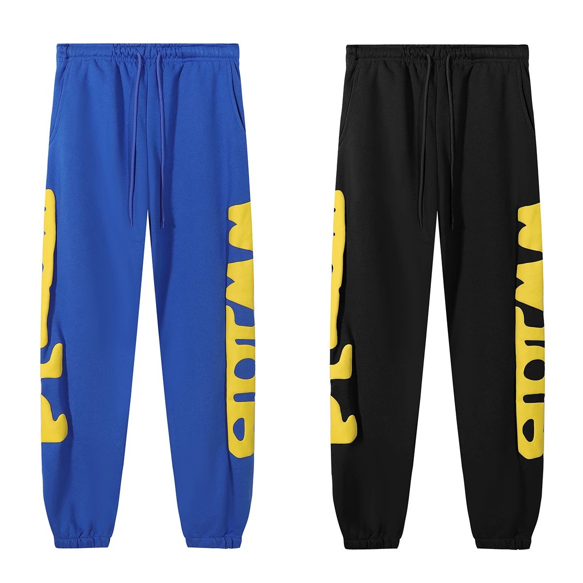 High Street Star Print Hoodie Set Azure - Gallery Image 4 - Detailed View