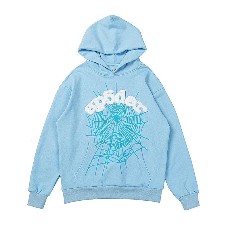 High Street Hoodie Azure - Sp5der - Cnfans - $36.45