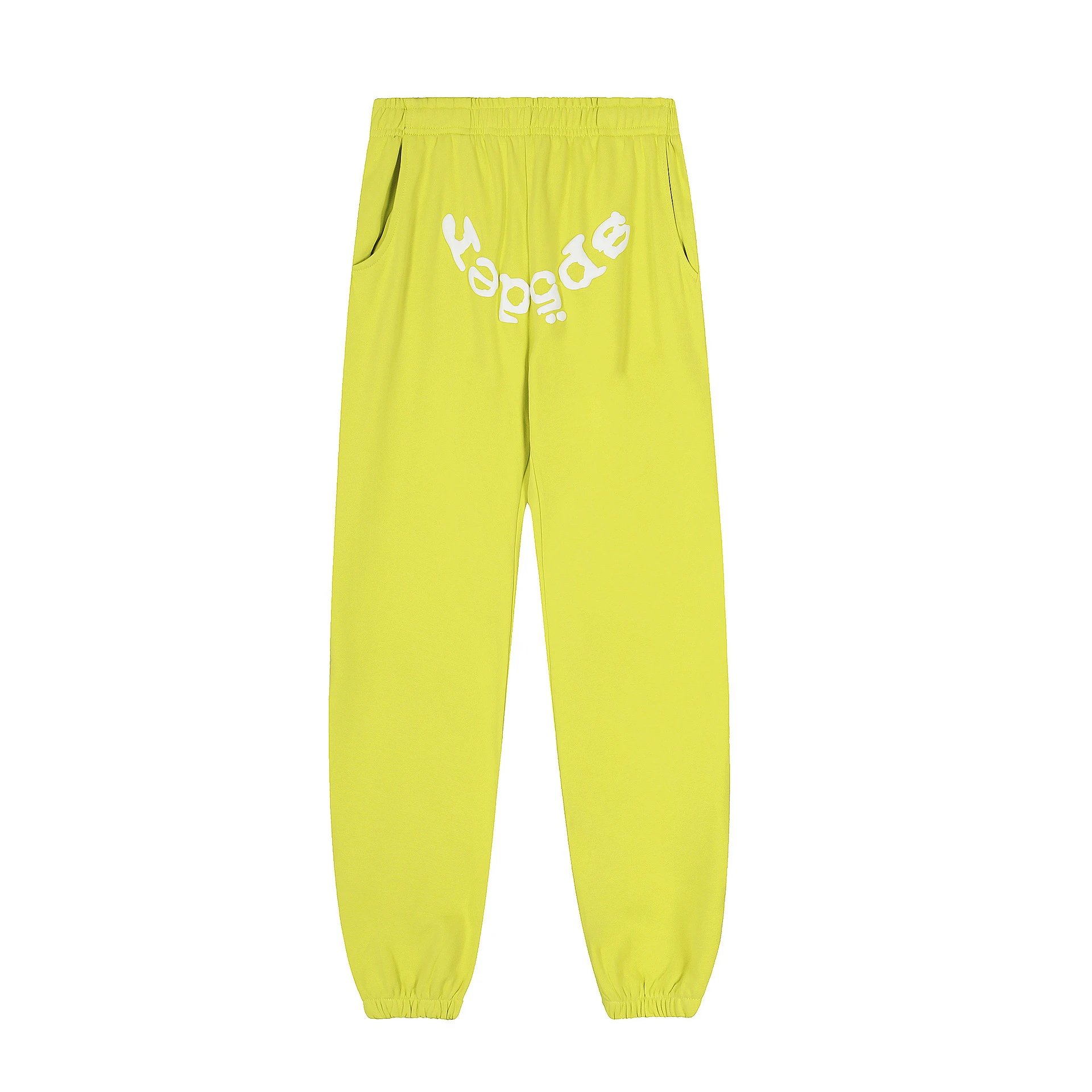 Unisex Streetwear Tracksuit Lime - Sp5der - Cnfans - $33.23