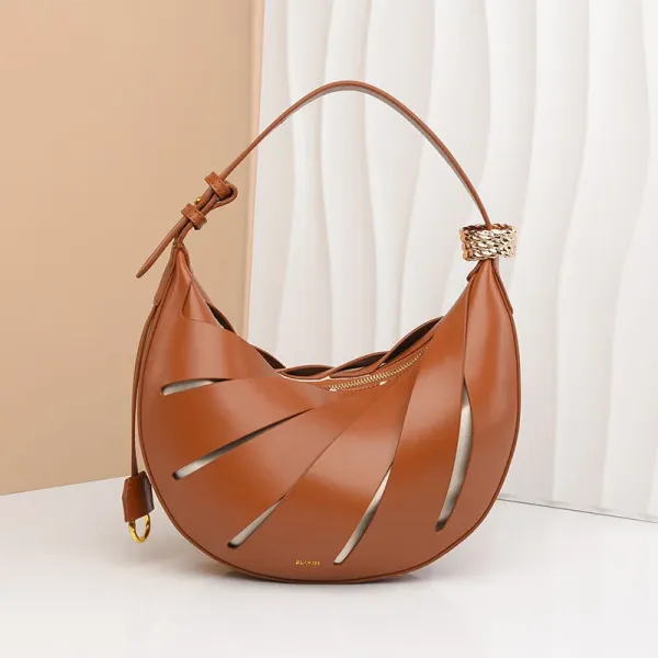 Telfar Moon Bag Cream Cut-Out Hobo Bag - 26
