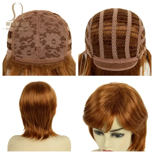 FANTASYWIG GF-W6124#16H613 Ash Blonde Layered Bob Wig - 19